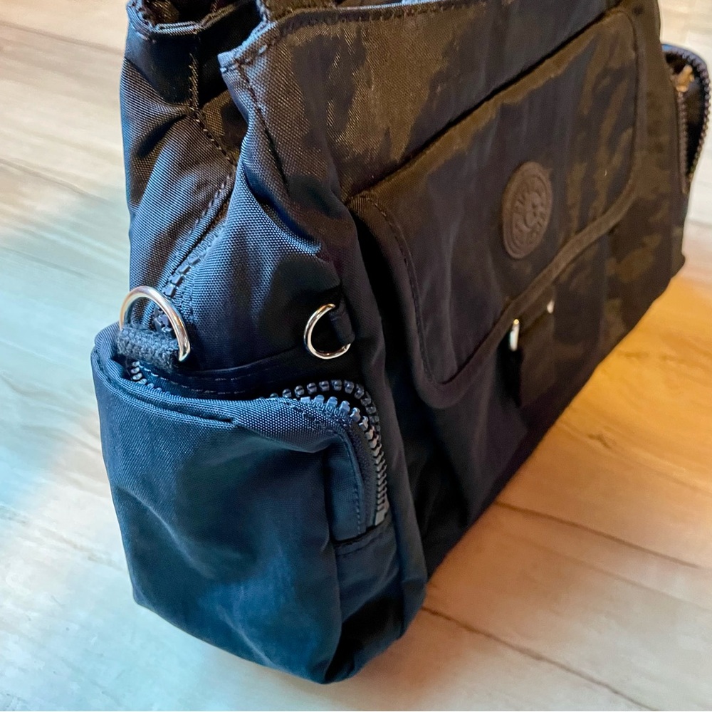 Kipling Navy Blue Nylon Tote with Front Flap - Picture 8 of 13